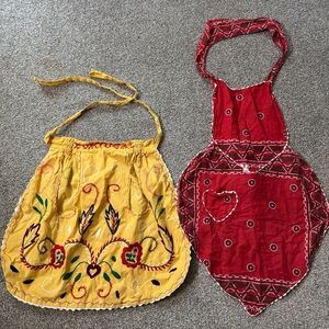 Vintage Embroidered Aprons